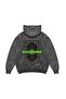 Culture Ethnic Printed Oversize Unisex Premium Washable Black Hoodie