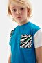 Bg Store Boy's Cobalt Blue Tshirt 23Ss0Nb3538 - 3