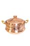 وعاء نحاسي مطرز طراز ماردين سعة 5 لتر لون نحاسي - 3