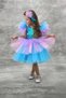 Mermaid Costume Layered Tulle Birthday Party Dress Aby180 - 2