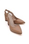 Sahra Nude Heeled Daily Use Shoes - 2