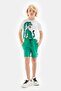 Bg Store Boys Green Shorts 23Ss0Nb3131
