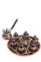 طقم قهوة مطرز بالنحاس موديل N3 - 2