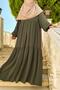 Seyyale Dress- Khaki Green - 4