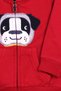 Boy's Tracksuit Set with Dog Embroidery, Age 1-4, Claret Red - 2
