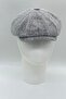 Winter Woolen Gray Herringbone Patterned 8-Piece British Style Peaky Blinders Cap Hat - 2