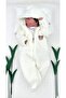 Hooded Zippered Plush Fleece Baby Sleeping Bag Teddy Bear - 3