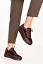 Genuine Leather Anatomical Sole Comfortable Zippered Shoes Usl.2149 - 3
