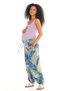 Bohemian Style Flowy Maternity Baggy Pants