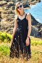 Slit Strappy Bohemian Dress