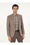 Camel Slim Fit Wool Blend Jacket 50292488-Vr015