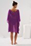 Tunic Pareo Purple with Handle Band Detail231802 - 2