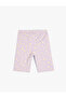 Floral Short Tights with Elastic Waist Cotton - 2