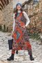 Low-cut Zippered Pocket Women's Shalwar Jumpsuit - 2