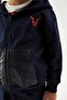 Bg Store Boy's Navy Blue Tracksuit 23Fw0Nb3421 - 3