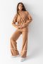 Women's Wide Leg Knitwear Set with Stripe Detail - Standard Size - 4