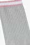 Artı Girls' Socks Striped 7-14 Years, Gray - 4
