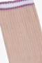 Artı Girls' Socks Striped 7-14 Years, Rose Dried - 4