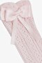 6-24 Months Baby Girl Pink Bow Fishnet Socks - 4