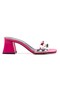Sydney Fuchsia Transparent Accessory Slippers - 2