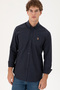 Men's Navy Blue Long Sleeve Shirt 50296563 -Vr033 - 3