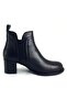 8025 Genuine Leather Daily Women's Boots-Black - 3