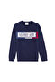 Boy's Navy Blue Crew Neck Knitwear Sweater 50253796 -Vr033
