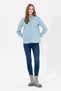 Women's Blue Long Sleeve Shirt 50257001 -Vr212 - 3