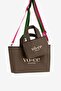 Kanvas Brown Medium Bag - 3