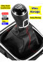 Red Stitching Gear Shift Gaiter Compatible with Citroen C4