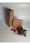 20 Pieces Kraft Christmas Patterned Standing Gift Package Wrapping Paper Width 13 Length 27 - 5
