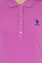 Women's Violet Basic Polo Neck T-Shirt 50255457 -Vr037 - 6