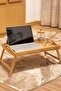 Multi-Purpose Folding Bamboo Tray and Table - 4