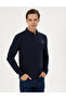 Men's Navy Blue Basic Sweatshirt 50289060-Vr033 - 3