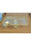 Luxury Gift Metal Leg Gold Rectangular Butterfly Presentation Cookie Holder - New Series - 3