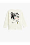 Long Sleeve T-Shirt Back with Skull Print - 2