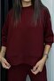 Claret Red Claire Modal Tracksuit - 6