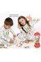 Long Sleeve Custom Pen Gift Paintable Girls Boys Pajama Set (Does Not Leave Stains after Washing)