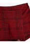 Tweed Shorts Skirt Double Breasted Elastic Waist - 3