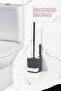 2027 Waterproof Adhesive Bathroom Sink Wc Cleaning Brush - 2 Toilet Brushes - White - 5