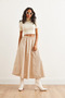 Women's Stone Elastic Waist Parachute Bell Skirt Etk- 19000280 - 3