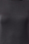 Antrasit Viskon Bisiklet Yaka Crop Esnek Örme Bluz TWOAW24BZ00116 - 4