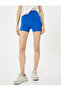 Sports Biker Leggings Extra Mini High Waist Slim Fit - 3
