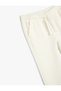 Basic Jogger Sweatpants Tie Waist Textured Cotton - 3