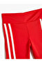 Short Leggings with Color Block and Elastic Waist - 3