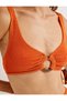Textured Bralet Bikini Top - Accessory Detailed - 5