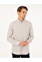 Brown Regular Fit Striped Long Sleeve Shirt 50295253-Vr029 - 3