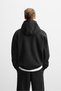 Trend Bi̇z Hooded Kangaroo Pocket 3 Thread Raster Unisex Sweatshirt - 2