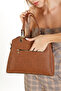 Women's Stylish 4 Compartment Hand and Shoulder Bag, Arm Bag - 5