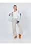 Children's Design Wide-Cut Plush Denim Coat - 2